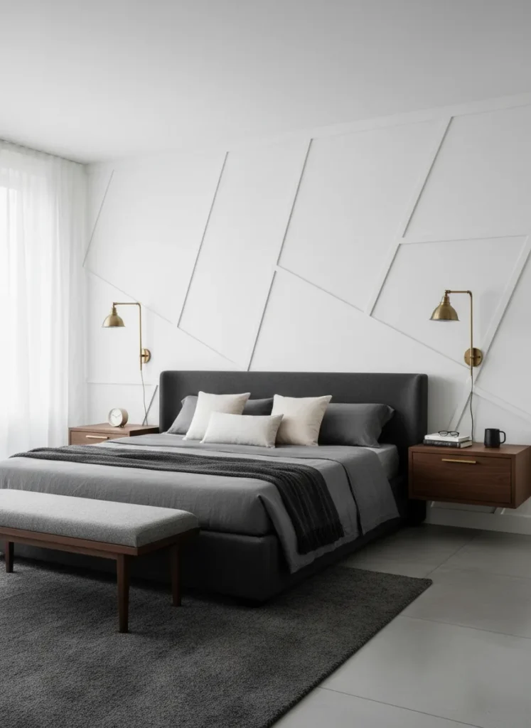 Geometric Wall Paneling