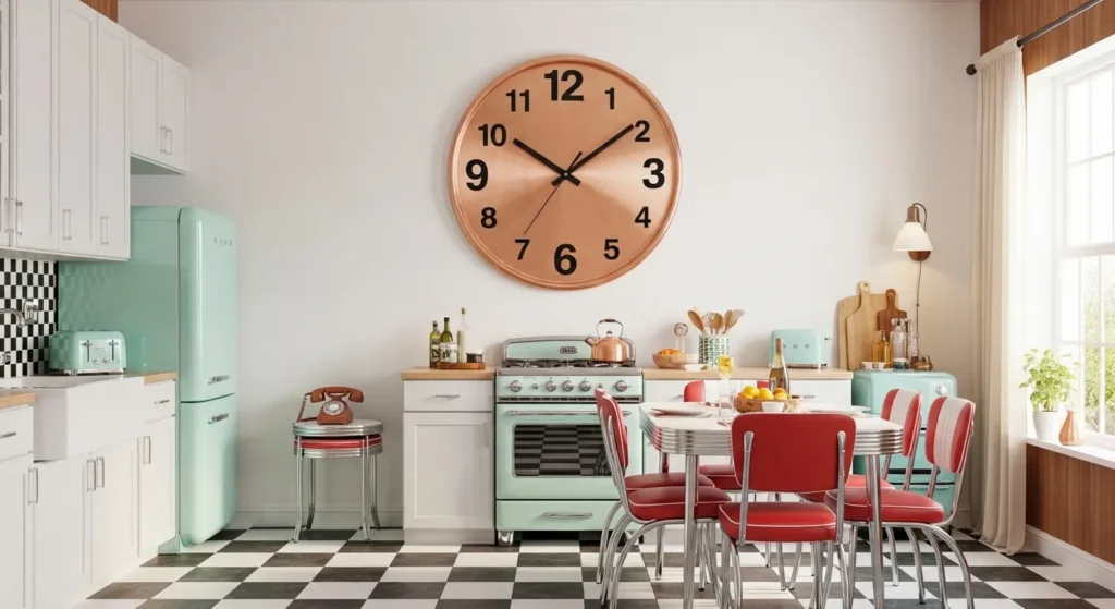 Hang a Large Copper Wall Clock