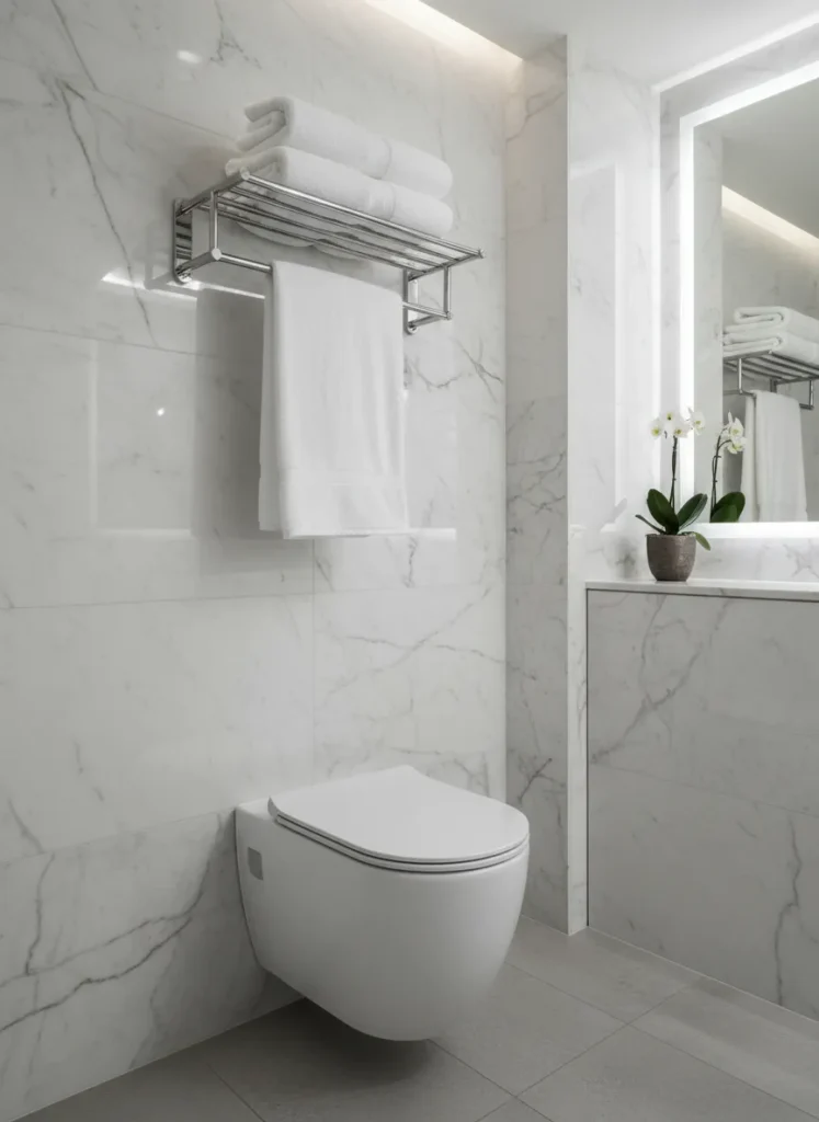 Hotel-Style Towel Rack