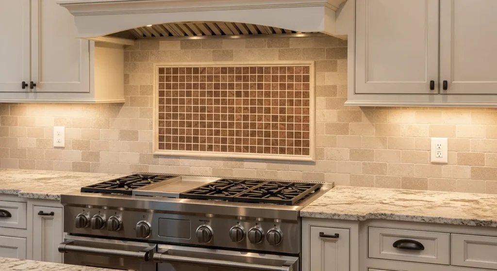 Incorporate Copper Mosaic Tiles for Detail