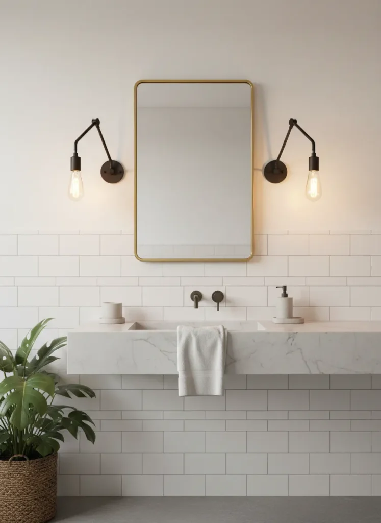 Industrial Black Sconces