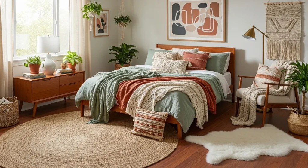 Layer Rugs for Added Texture