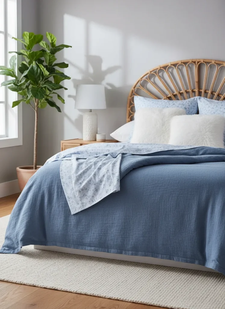 Layered Textures with Chambray and Floral