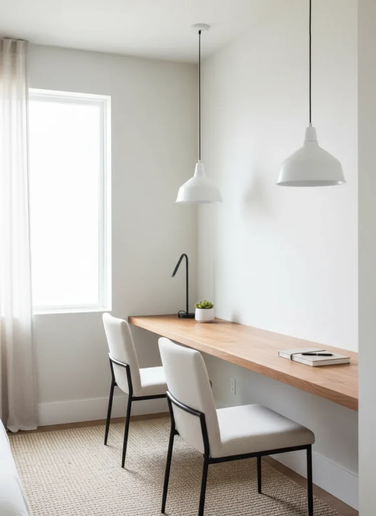 Long Wall Desk Shared Space