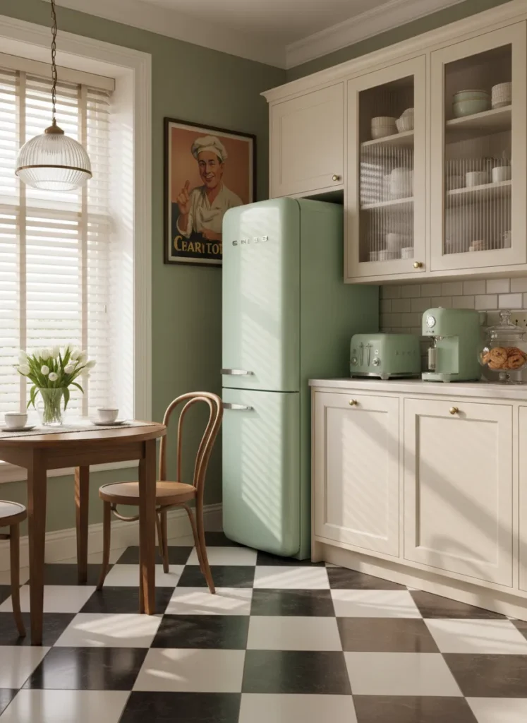 Mint Green Retro Appliances