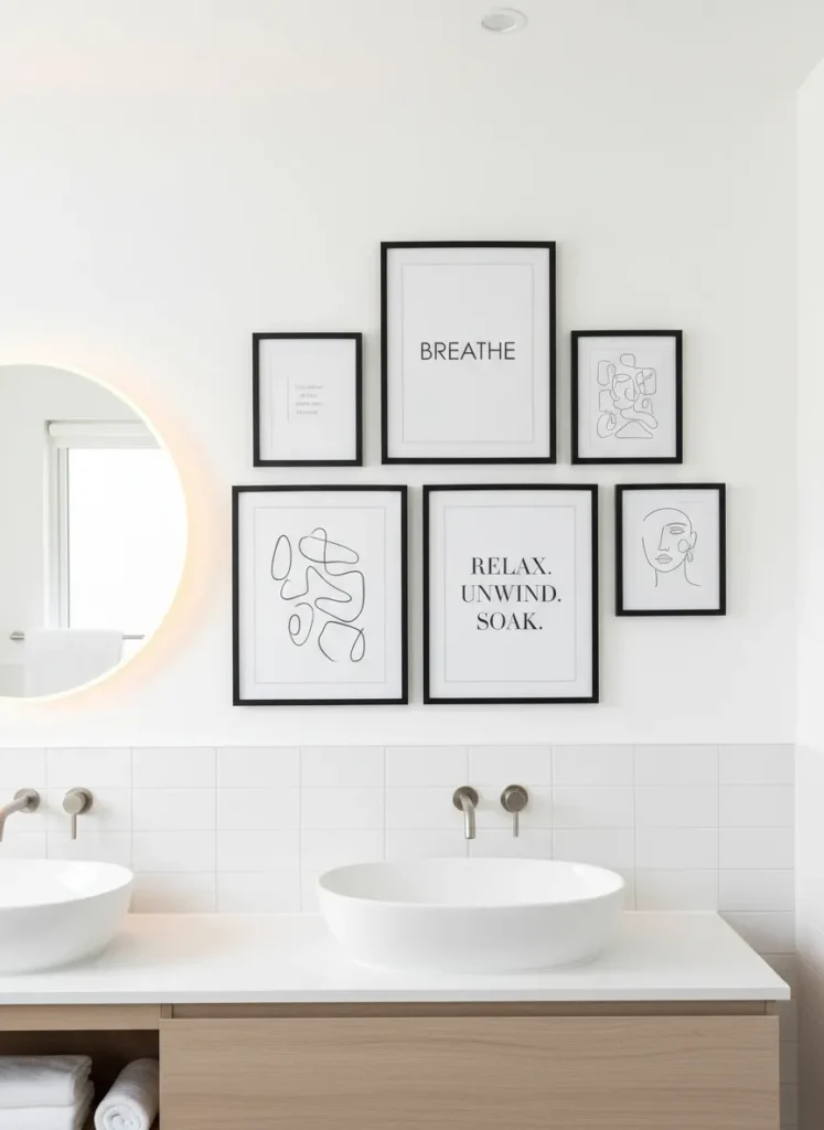 Monochrome Gallery Wall