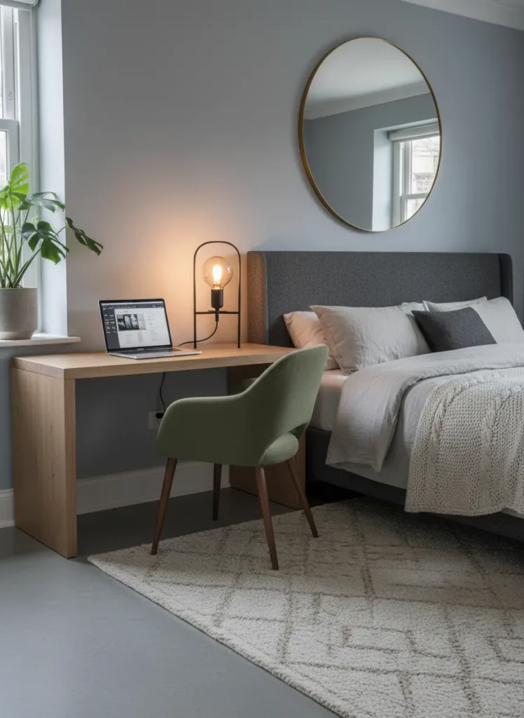 Nightstand Desk Combo