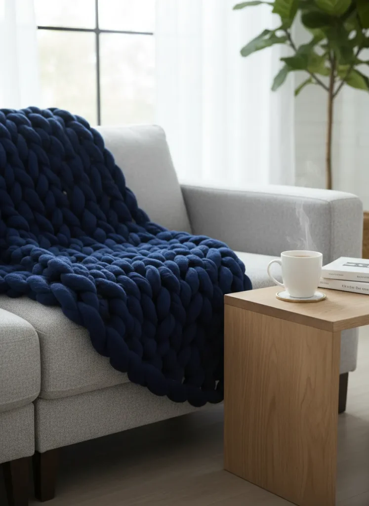 Oversized Knitted Throws