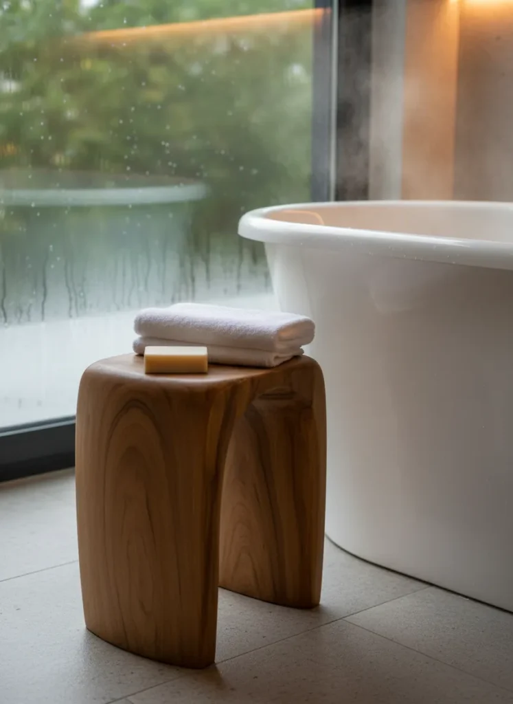 Place a Teak Wood Stool