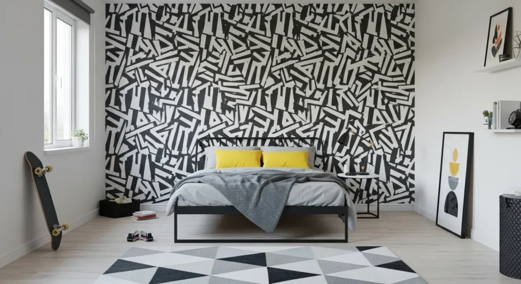 Play with Geometric Black and White Patterns