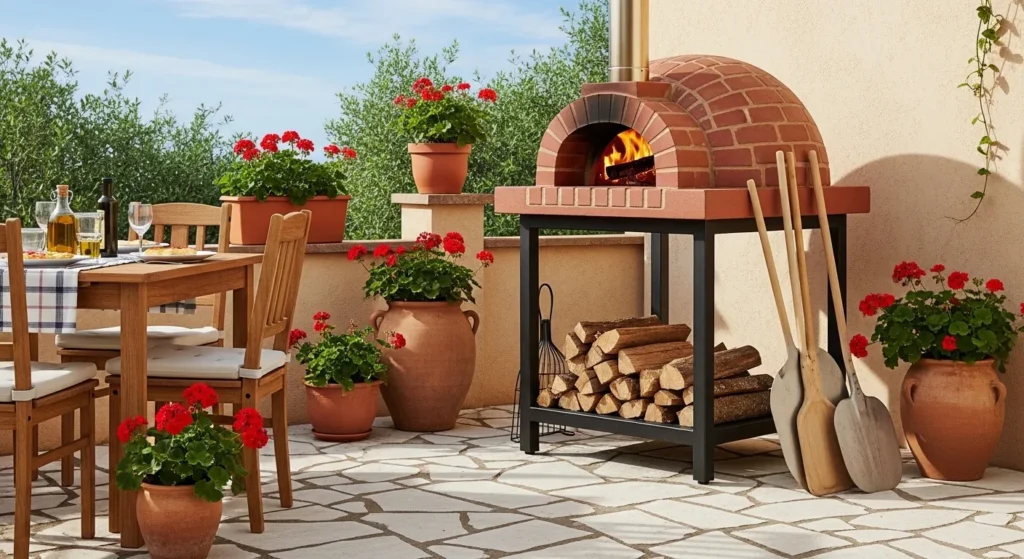 Portable Pizza Oven Station