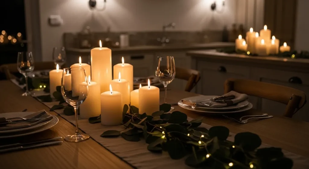 Setting the Mood with Candlelight