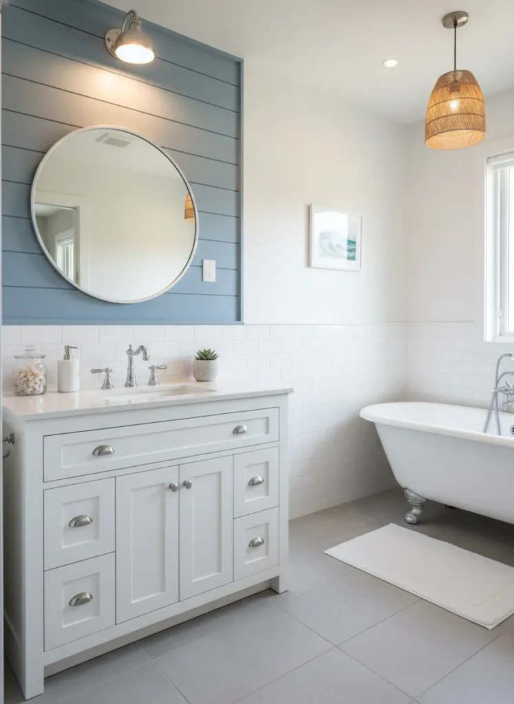 Shiplap in Soft Blue