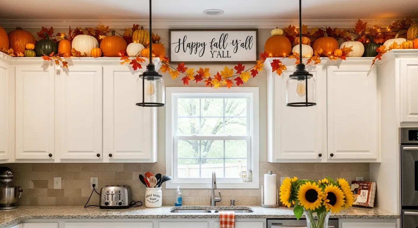 Above Kitchen Cabinet Decor Ideas