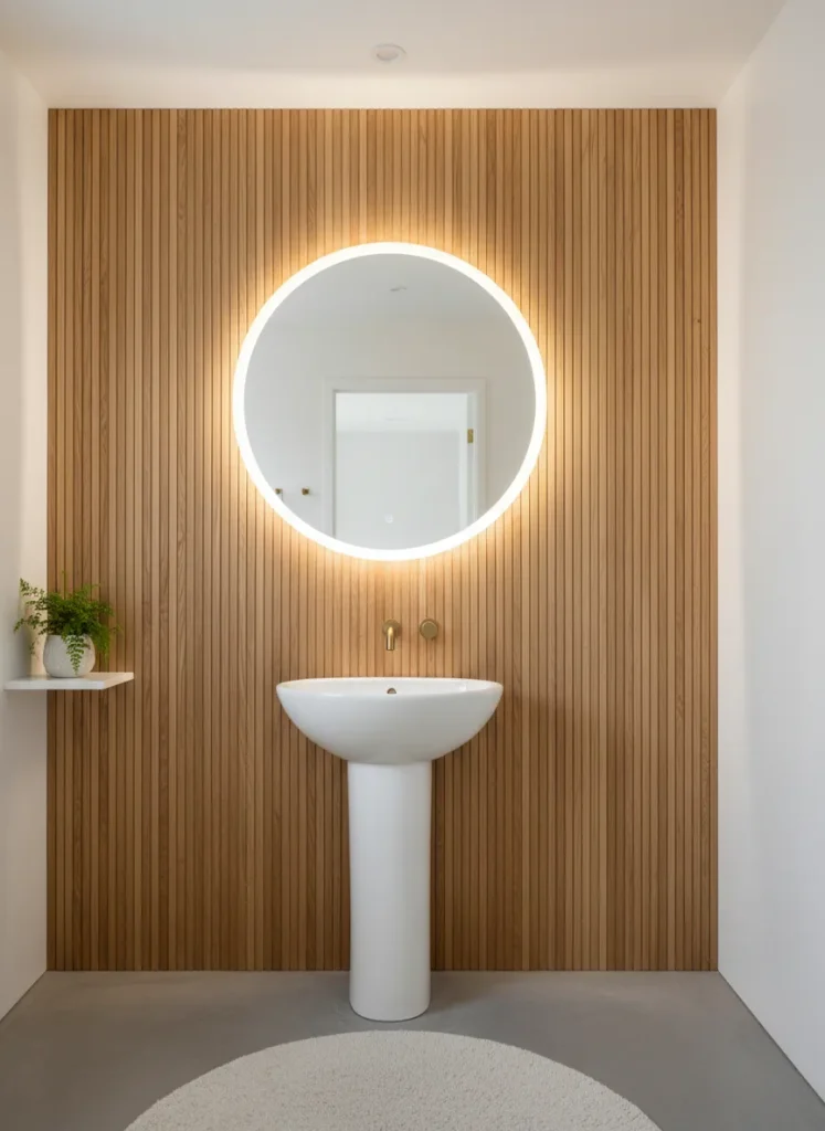 Slatted Wood Wall Paneling