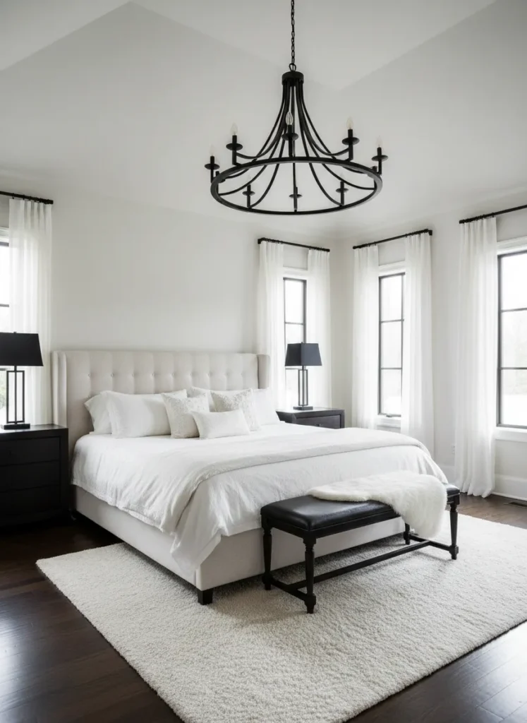 Statement Black Chandelier