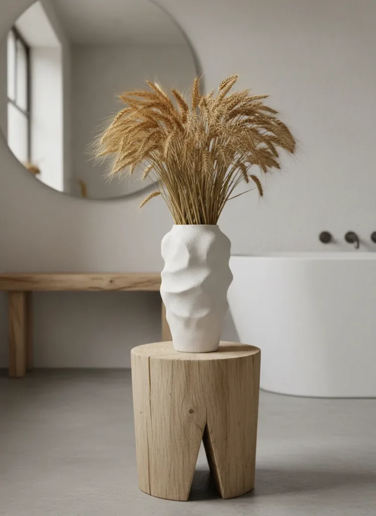 Style a Dried Wheat Arrangement