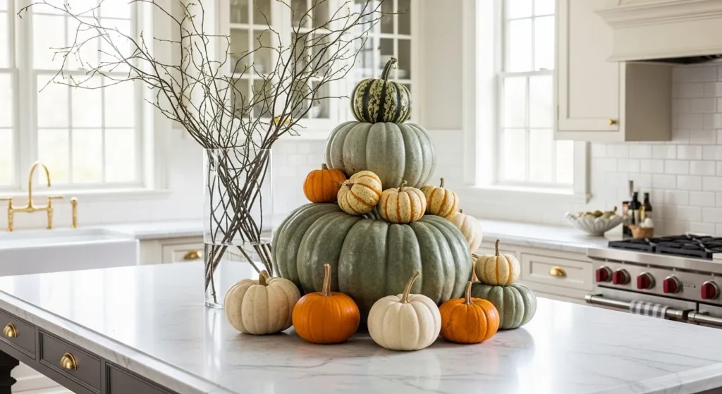 Styling Heirloom Pumpkins