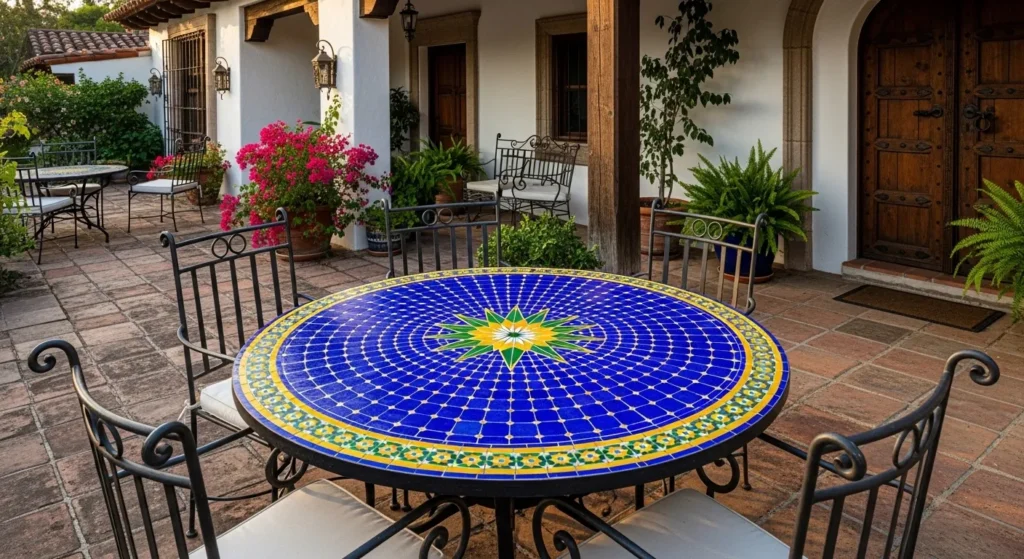 Tile Top Table Revival