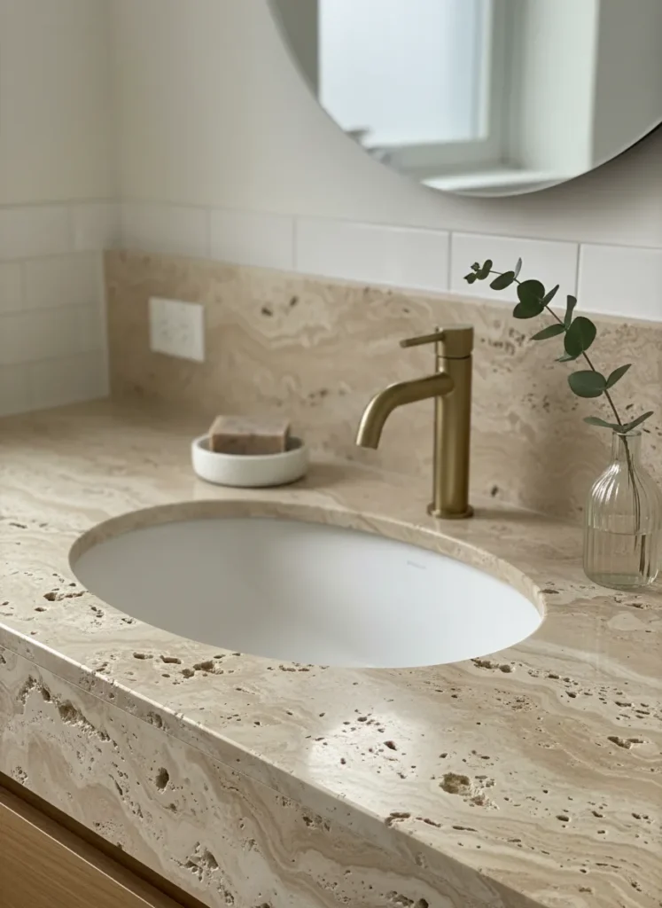 Travertine Countertops