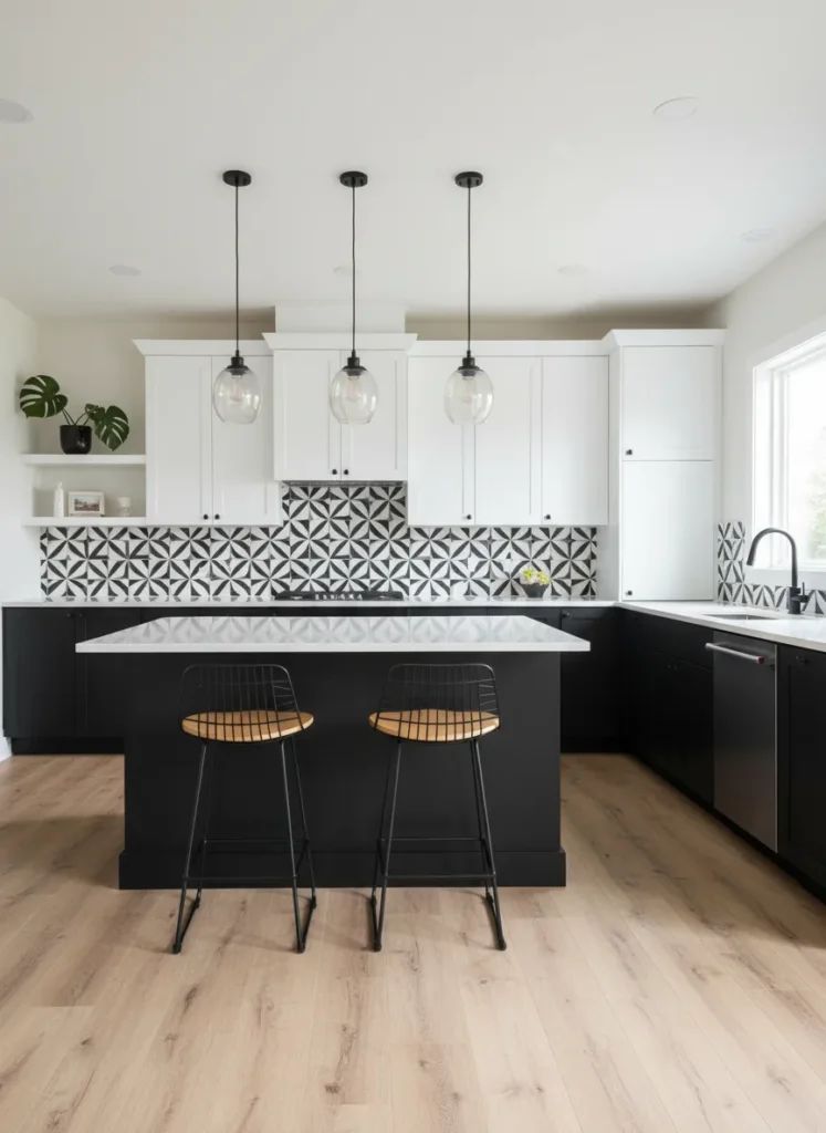 Two-Tone Black and White