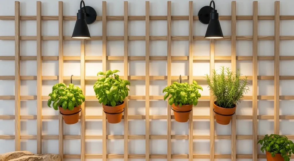 Vertical Herb Garden Wall