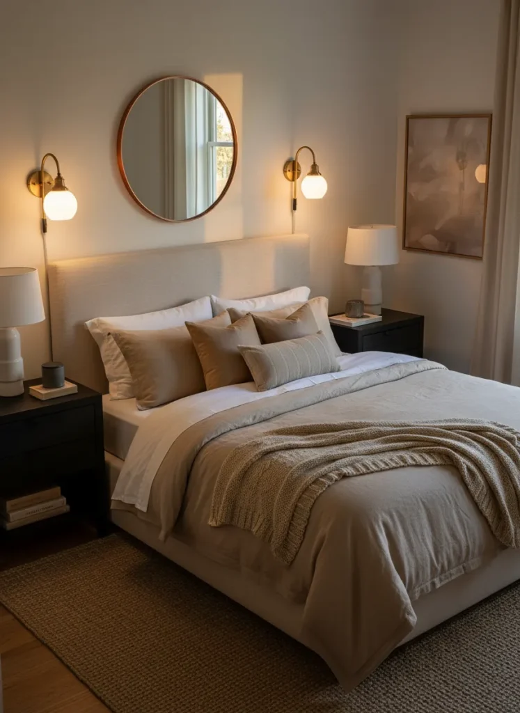 Warm Metallic Accents