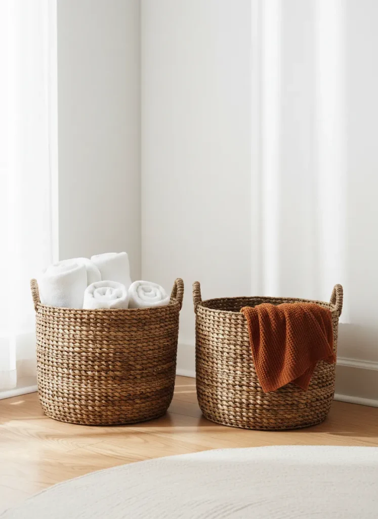 Wicker and Rattan Baskets