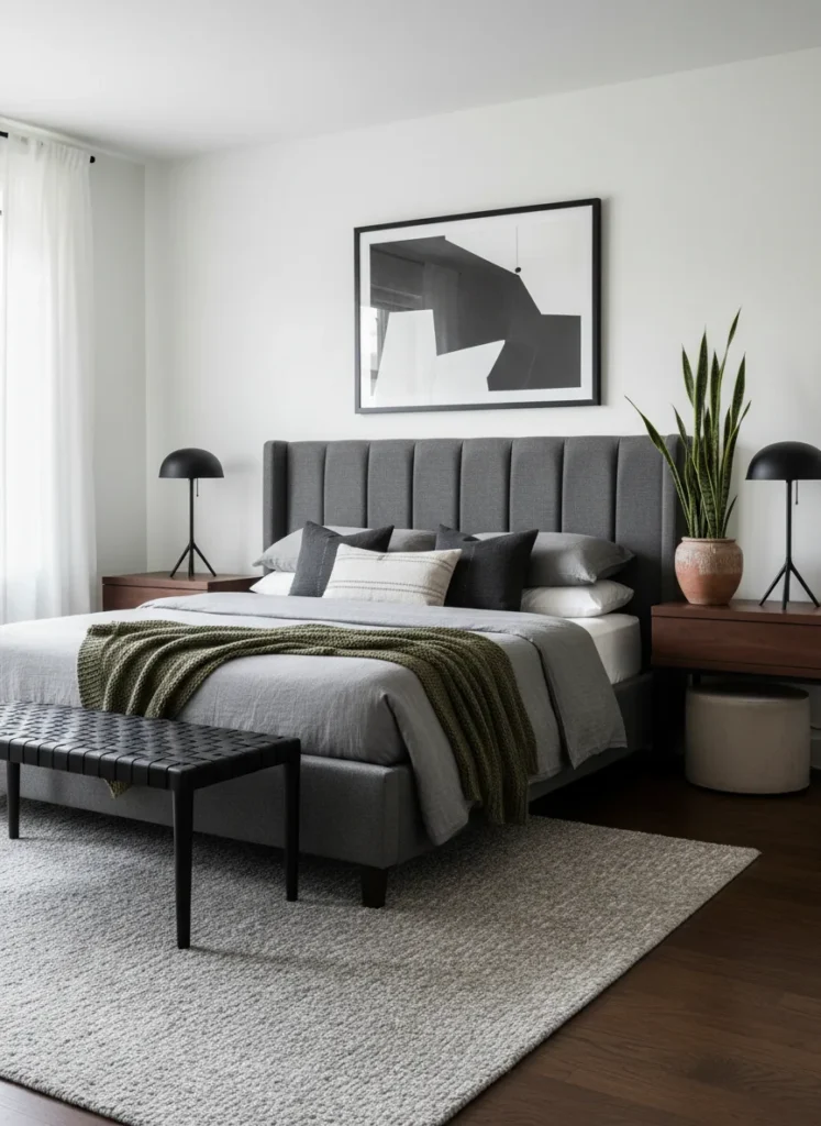 Woven Leather Benches